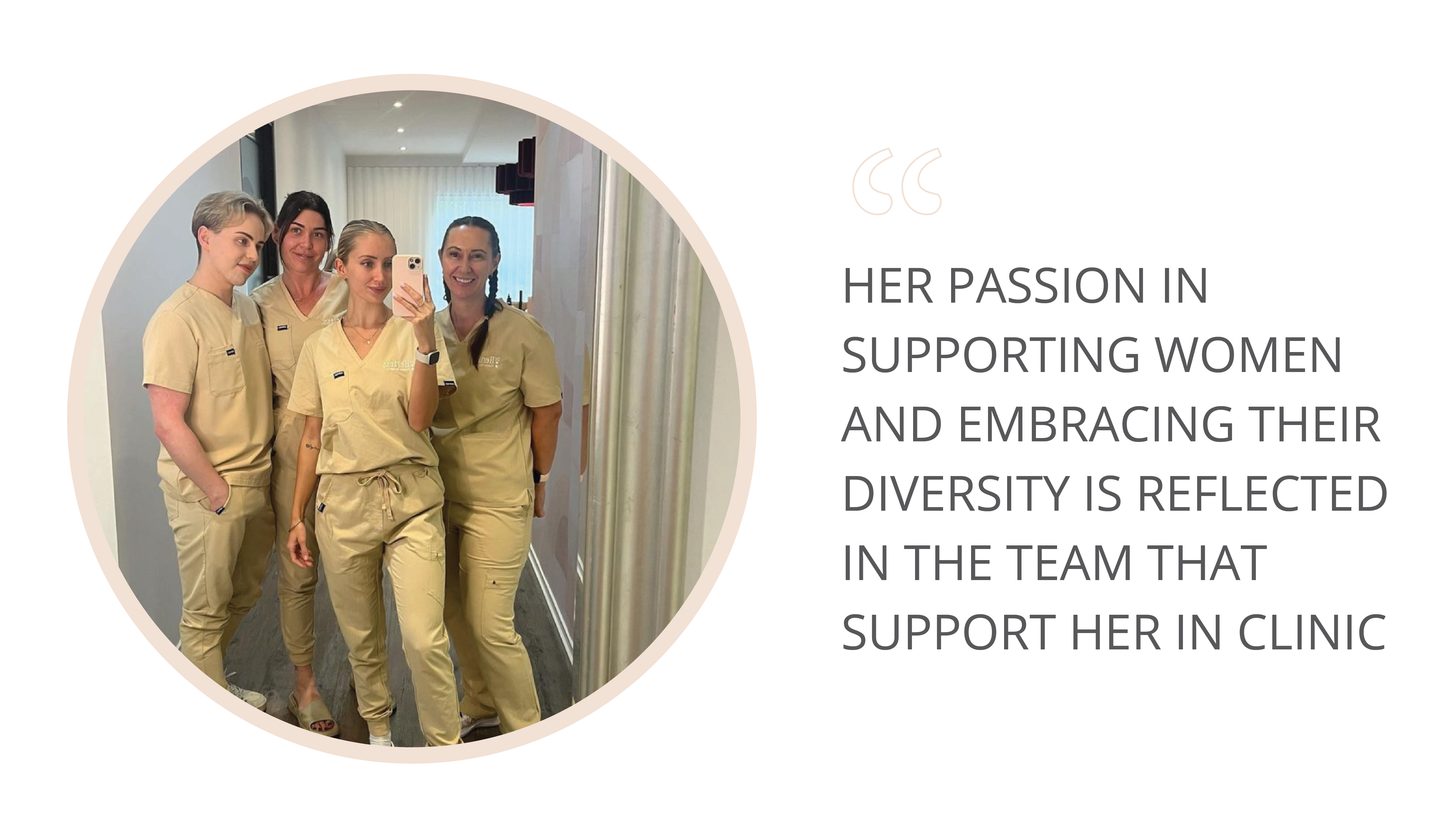 Dr Hertess Plastic Surgery kind and compassionate team